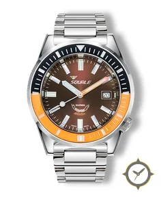 Squale Matic Chocolate Bracelet