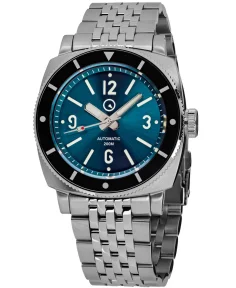 Islander Blue-Green Sandwich Dial Automatic with AR Sapphire Crystal and Luminous Ceramic Bezel Insert