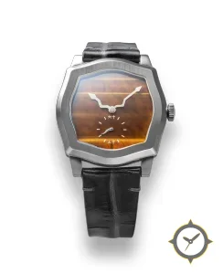Feynman Timekeepers Feynman Q - Tiger's Eye Steel