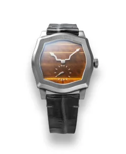 Feynman Timekeepers Feynman Q - Tiger's Eye Steel
