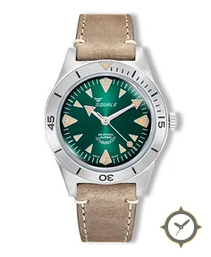 Super-Squale Big Arrows Green Leather