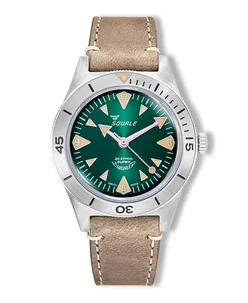 Squale Super-Squale Big Arrows Green Leather