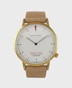 Elliot Havok SANDSTONE GOLD QUARTER CENTURY WATCH
