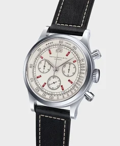 Time This REF. 2501GR1 1960S VINTAGE STYLE AUTOMATIC CHRONOGRAPH Ruby Index Cream