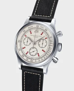 Time This REF. 2501GR1 1960S VINTAGE STYLE AUTOMATIC CHRONOGRAPH Ruby Index Cream