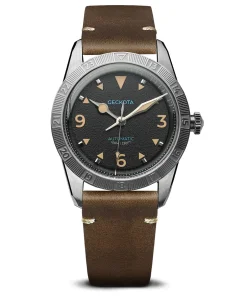 Geckota Airstream Frontier Watch Black Textured Dial