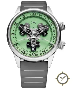 Vendetta II Automatic Wandering Hour Vintage Mint Lume