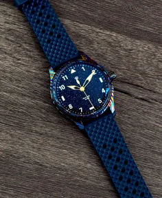 Wicked Watch Co. Anniversary Flieger Timascus Aventurine