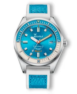 Squale Matic S Light Blue HydroLeather