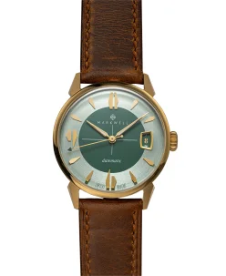Markwell "datematic" SS Gold PVD w/ Kelli Green Dial