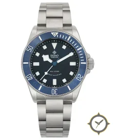 Ixdao IXDAO Titanium Automatic Dive Watch Blue Dial 15 Scale Bezel