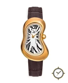 Exaequo Dalì Minuscule Melting Watch PVDYG SS 316L White One of 1931