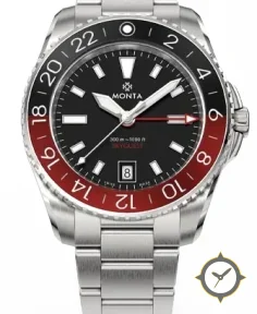 Monta Skyquest, Black Dial, Bi-Color Aluminum Bezel