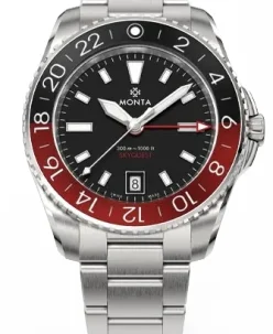 Monta Skyquest, Black Dial, Bi-Color Aluminum Bezel