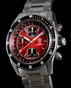 MMI Watches TURRET MARINE CHRONOGRAPH KIROV RED TRC-03B (BRACELET) [DELIVERY: 18TH MARCH 2024]