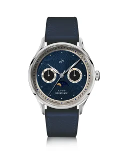 AV86 1968 Moonphase Steel Dark Blue