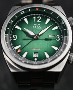 Tsao Baltimore LEGACY STEEL GMT - GREEN FUME