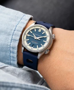 Astor+Banks Sea Ranger M2 Blue on Strap