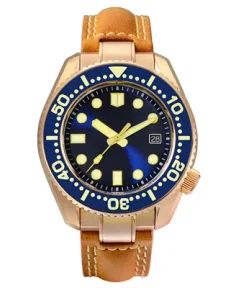 San Martin SN038-Q NH35 Blue With Calender No Logo