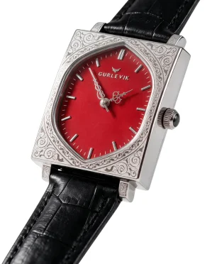 Gurlevik Gates Steel Engraved Agate