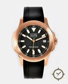 Top Side Crew Rose Gold Black Dial