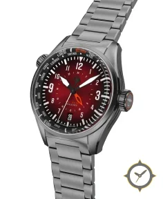 Balt-Pilot Worldtimer Crimson Red
