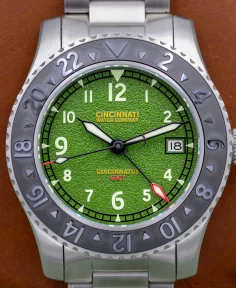 Cincinnati Watch Company The Cincinnatus GMT Green