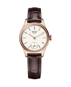 Kuoe HOLBORN 90-003 Rose Gold Case with Bar Indices, Women's Watch