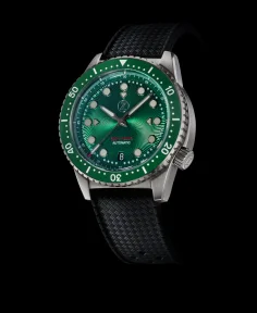 Zelos Mako V2 500m Diver Steel Emerald Green