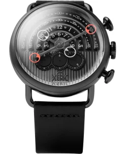 Xeric Halograph Chrono Sapphire Gunmetal Red