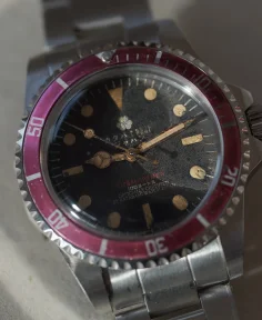 Katabami Watch Japan The diver "Faded Burgundy"