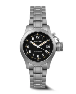 Boderry FALCON Canteen Titanium Solar-Powered Watch Field/Bracelet