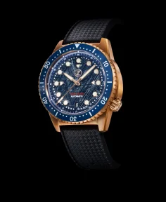 Zelos Mako V2 500m Diver Bronze Blue Meteorite
