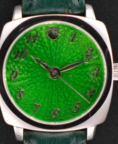 5280 Watch Company Ajax Rain Shower Green Translucent Dial
