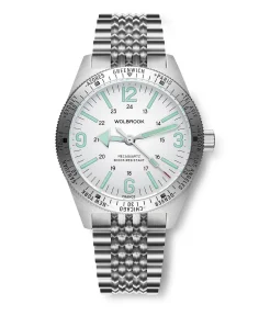 Wolbrook Skindiver WT Mecaquartz White & Steel