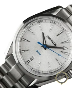Borealis Sintra Silver White Sunray dial date Miyota 9015 automatic movement version B.C1