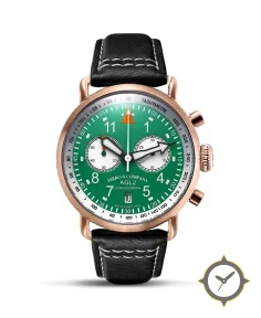 AGL 2 Chronograph Green / Rose Gold