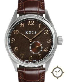 KNIS Kyoto KODOU Small Seconds Automatic – Brown Brown Leather Strap (KN009-BRBRLE)