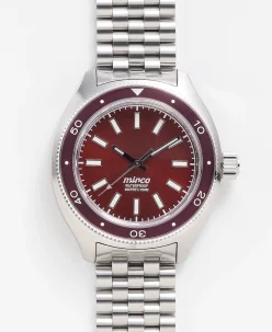 Fukushima Watch Company TYPE-03 Kuriume Vintage Plum Red
