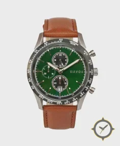 Elliot Havok BRITISH GREEN RACER CHRONOGRAPH