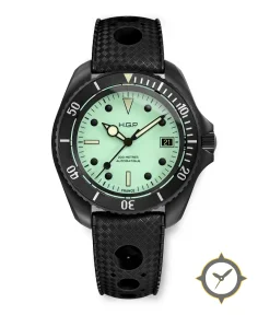 Night Diver 200M Automatic Full-Lume & Black PVD Diving Watch