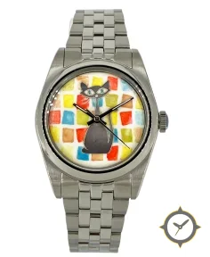 Cincinnati Watch Company Mid-Century Modern Cat #1