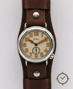 Vario 1918 Trench Cream Dial with Orange Lume Watch