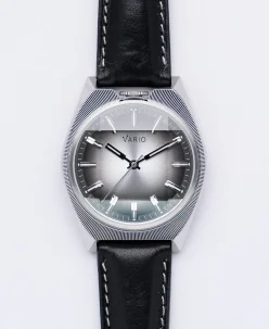 Vario Futurist Sunburst Silver Fume Watch