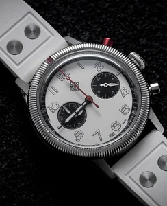Ixdao White Panda Aviator Chronograph