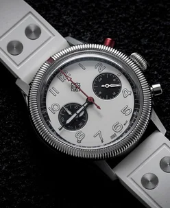 Ixdao White Panda Aviator Chronograph