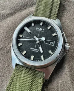 Seals Watch Company Land // Sea Classic 3-Hand Automatic Wrist Watch with Date
