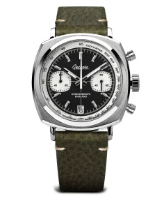 Geckota Chronotimer Chronograph Watch Classic Reverse Panda