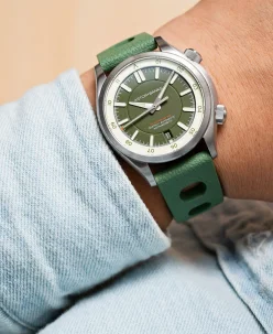 Astor+Banks Sea Ranger M2 Army Green on Strap