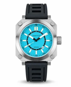 Aquatico Ironblock Tritium Blue Dial